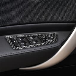 For BMW E81 E82 E87 E88 1 Series Interior Accessories 2008-2013 Gear Shift Knob Dashboard AC Outlet Carbon Fiber Cover Stickers