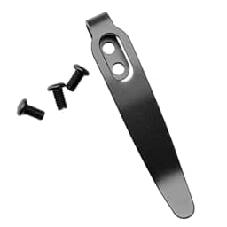 1Set 420 Stainless Steel Knife Back Clip Pocket Clamp with Screws Folding Knife Grip DIY Making Accessories Parts M 2.5