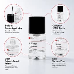 Original 3M Primer 94 Adhesion Promoter 10ml Repack High Adhesion Surface Treatment for Car Wrap Tape Plastic Metal