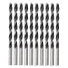 10Pcs Twist Drill Bit Wood Drills With Center Point Wood Cutter Hole Sawcarpentry Tools 4mm Diameter For Woodworking Carving