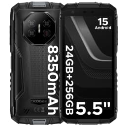 DOOGEE Fire 3 Ultra Rugged Phone 5.5" HD+ Display 24GB RAM+256GB ROM 8350mAh Battery UNISOC T7200 NFC Android15 Smartphone