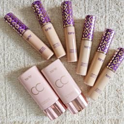 New 55ml Serum CC Cream Cover Blemishes Redness Glow Face Concealer Natural Finish Lightweight Invisible Color-Correcting Tinted