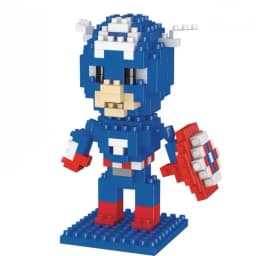 Hero Cartoon Micro Particle Building Blocks Children Assembly Toy Anime Action Figure Boy Girl Kid Gift Cute Toy Building Bricks