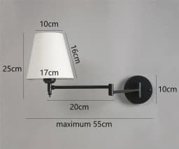 Nordic Adjustable Folding Wall Lamps Rotating Rocker Arm Light Fixtures Modern Minimalist Bedroom Study Bedhead LED Wall Lights