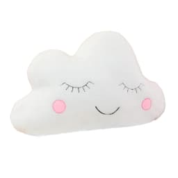Shy Sky Plush Throw Pillow Stuffed Cloud Moon Star Water Drop Soft Cushion Pink White Grey Colorful Back Support Plushie Decor