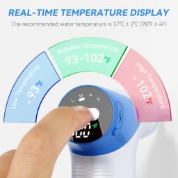 Large Capacity Ear Wax Removal Kit 500ML Ear Cleaning Tool with Clear LED Display USB Rechargeable Electric Ear Irrigation Tool