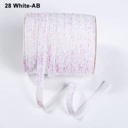 10Yard 20mm Multicolor Shimmer Glitter Ribbon Sparkle Velvet Ribbon for DIY Craft Christmas Gift Wrapping Hair Bow Wedding Decor