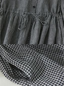 2026 Patchwork Fashion Black White Plaid Autumn Dresses Office Lady Work Dress Japanese Style Women Spring Casual Long Clothing