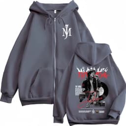 King of Pop Michael Jackson Bad Era Jacket Sweatshirts Men Women Hip Hop Pop Music Zip Up Hoodies Fashion Zipper Pullovers Coats