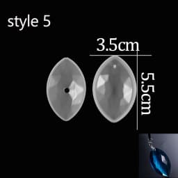 9 Style With Hole Pendant Crystal Silicone Mould DIY Epoxy Resin Necklace Pendant Mold For Craft Jewelry Making Findings Supplie