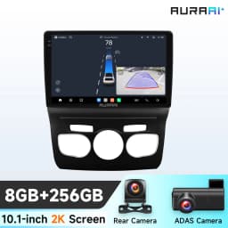 8G+256G AURAAI 2K Screen For Citroen C4 C4L DS4 2013 - 2017 Car Radio CarPlay Android Auto 4G WIFI GPS BT DSD ADAS Dual Mic 7870