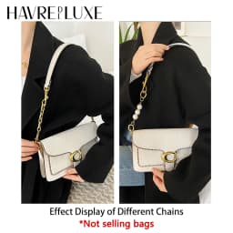 Bag Extension Chain For Tabby 26 Cowboy Cherry Underarm Strap Bag Pearl Extended Chain Fashion Durable Bag Accessories