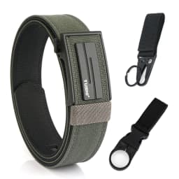 VATLTY Thick Tactical Belt for Men Metal Automatic Buckle Military Pistol Belt Tight Nylon Work Tool Belt Casual Waistband Male