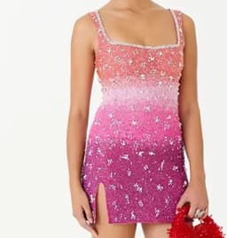 New Temperament Sequin Slim Evening Dress Casual Square Collar Pearl Design Dress Summer Hollow Sleeveless Suspender Club Dress
