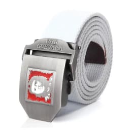 SupSindy Men Canvas Belt Che Guevara Metal Buckle Army Military Tactical Belts For Men Fashion Jeans Waistband Male Strap Black