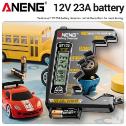 Universal Battery Tester ANENG BT173 Battery Detector Test C D AA AAA N 9V Cell Button Meter Visual Display Testing Tester Tools