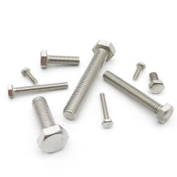 HZYUEGOU M3 M4 M5 M6 M8 A2-70 304 Stainless Steel Metric Thread DIN933 Outside Hex Head Bolt External Hexagon Head Screw