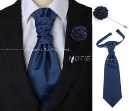 Newest Men's Soild Color Tie Brooch Set Red Ajustable NeckTie Luxury Gemstone Brooch Classic Suit Tuxedo Groom Wedding Accessory