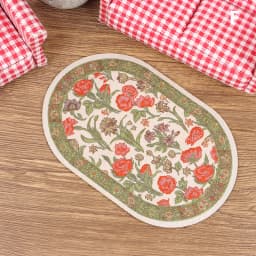 1Pc 1:12 Dollhouse Miniature Floor Rug Mat Turkish Woven Cover Carpet Model Bedroom Living Room Decor Toy Doll House Accessories