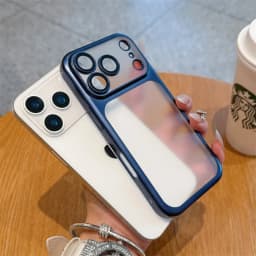 Official Cosmic Orange Plating Frosted Translucent Thin Phone Case For iPhone 17 Pro Max Air Series Bumper Cover for 18 Pro Case