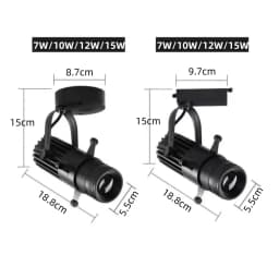 Ceiling Light Adjustable Aperture Variable Mode COB Spotlight LED Stage Lighting, Bars, Restaurants, Shops AC90V-265V