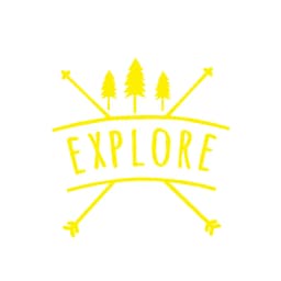 Explore In The Forest Cars Decals Tree Silhouette Vinyl Car Stickers For Computer Laptop Or Car Decoration