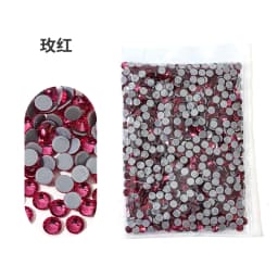 High Quality Bulk Hotfix Rhinestones Ss6-ss30 Стразы Flatback Stones Glitter Crystal And Strass For Diy Nail Accessories