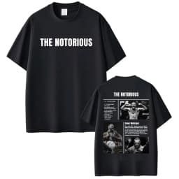 Limited Connor Mcgregor The Notorious Graphic Tee Shirt Men Women Fashion Retro Classic T Shirt Casual Cotton Oversized T Shirts