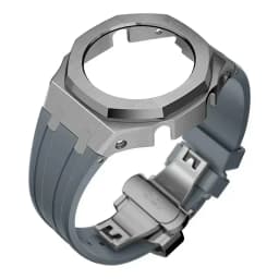 Mod Kit For Casioak GMAS2100 Stainless Steel metal Case Rubber Strap for Mod Kit GMA-S2100 4thGen Replacement shoc K Accessories