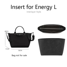 Bag Organizer Insert For Longchamp Energy Small Medium Mini Dupont Paper Support Insert Inner Bag Accessories