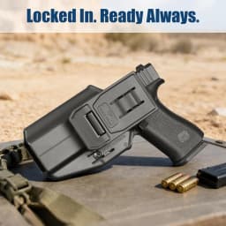 OWB Holster for Glock 43 43X 48 (MOS & Rail Versions),Also Fit G43X MOS,Level II Retention Outside Waistband Holster,Right hand