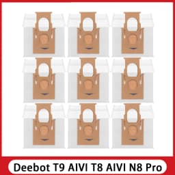 For ECOVACS Deebot T8 AIVI T9 AIVI N8 Pro AIVI N9 N10 N10 Plus Accessories Main brush, side brush, filter, dust bag,Hepa Filter