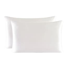 1pair Zipper Pillowcase Both Sides 100% Mulberry Nature Silk Pillow Case For Healthy Single Pillow Cover
