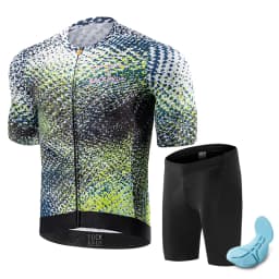 ROCKBROS Summer Cycling Jersey Breathable High Elastic Short Sleeves Jersey Shirt Male Cycling Jersey Set Men Cycling Clothing