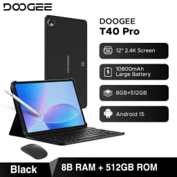 DOOGEE T40 Pro Tablet 12" IPS 2.4K 20GB(8+12) 512GB Helio G99 10800mAh Large Battery Quad Speaker 7.6mm Ultra-thin PC Smart Pad