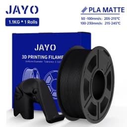 JAYO 3D Printer Filament PLA Matte 1.75MM Neatly Wound 3D Filament PLA 1.1KG Smooth Matte Finish 3D Printing Materials