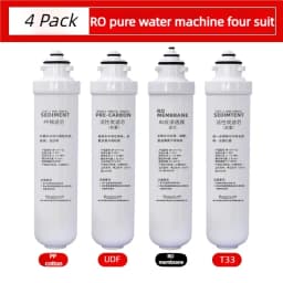 Waternoble Universal Quick Connect Water Filter Cartridges PP Cotton Pre & Post Carbon RO Membrane E2 for Home Water Purifiers