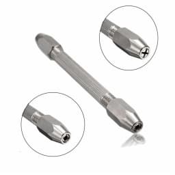 0-3.1mm Drill Bit Clamp Watchmaker Pin Vice Home Carving Repair Tool Double Ended Screwdrivers Collet Holder