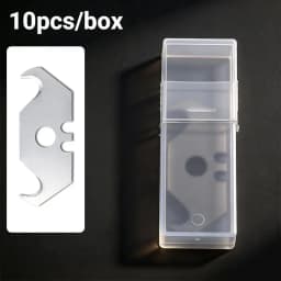 10Pcs Steel Utility Knife Replacement Blades Precision Sharp Edge for Art Craft DIY Model Making Cutting
