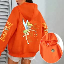 Tinker Bell Anime Men Cartoon Hoodie Women Pullover Tops Outdoor New Fashion Autumn Spring Couple Sweatshirts Clothes