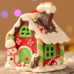 Christmas Theme Pendant Gingerbread Santa Claus Light House Soft Pottery Hanging Tree Year Party Decoration