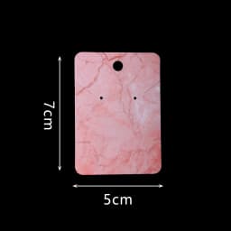 50pcs/lot Necklace Earrings Ear Studs Packaging Card Blank Jewelry Display Card Marbling Paper Card For Jewelry Packaging