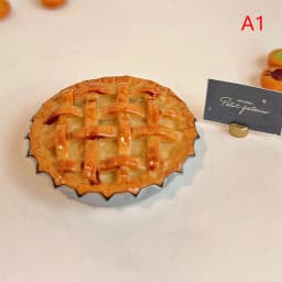 1Pcs 1/12 Dollhouse Accessories Miniatures Apple Pie Mini Pizza Food Model Toy for Doll House Decoration