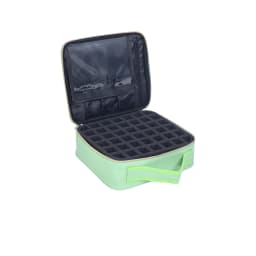 UOZL 42 Bottle Nail Polish Organizer, PU Leather Handheld Nail Polish Storage Bag, Suitable for Nail Art Lovers and Manicurists