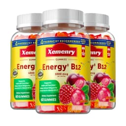 Vitamin B12 Gummies - It Helps Maintain Energy, Boosts Metabolism, and Supports Bones and The Immune System