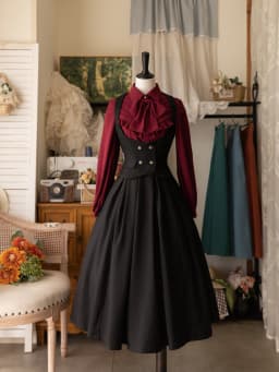 Original Design Elegant Classical Spring and Autumn All-Match High Waisted Ankle-length Skirt Women's Fashion Long Skirts