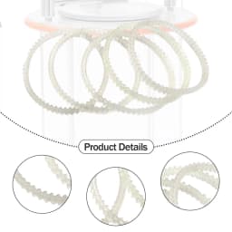 6Pcs KT6808 Chain Dentate Strips Easy to Use Convenient Jewelry Rotary Tumbler Parts Rotary Tumbler Conveyor Belts Accessories