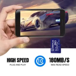 OnePlus 2TB High-Speed V30 A2 4K SD Card 512GB 256GB Memory Card 1TB Micro TF SD Adapter for Smartphone/Tablet/PC Cross-Use