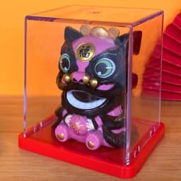 2inch Mini Lucky Cat Ornament Solar Powered Claws Movable Lucky Cat Decoration For Desk Table Counter Bring Fortune Ornaments