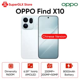 OPPO Find X10 Chinese Version 5G Smartphone MediaTek Dimensity 9600M 6.59" LTPO AMOLED Display Dual 200MP Camera 8000mAh Battery